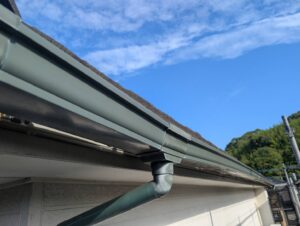 宗像市A様邸外壁塗装 雨樋塗装 着工前