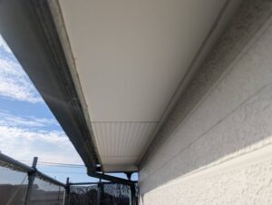 宗像市A様邸外壁塗装 軒天塗装 着工前