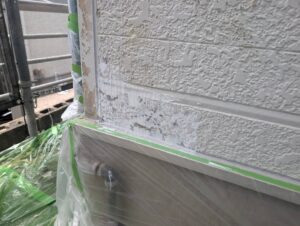 宗像市A様邸外壁塗装 外壁補修② 補修完了