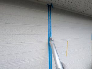 宗像市A様邸外壁塗装 コーキング(縦目地)コーキング充填