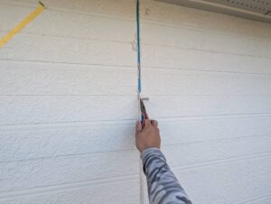 宗像市A様邸外壁塗装 コーキング(縦目地)既存撤去